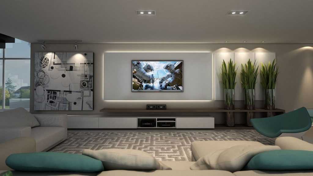 Телевизор на стене: 150+ фото идей для интерьера