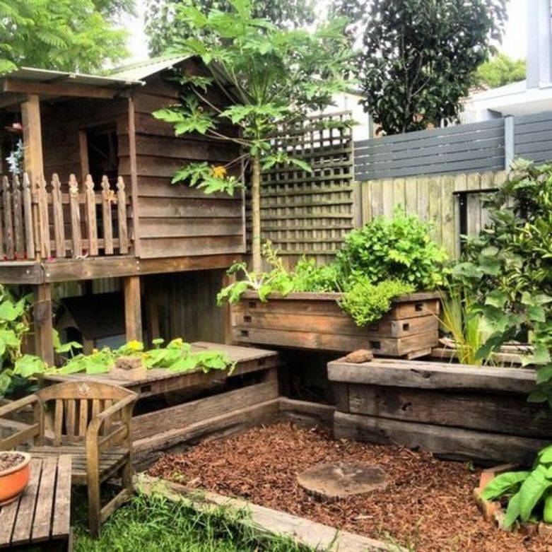 Дизайн сада и огорода в частном доме (57 фото): ландшафтный дизайн декоративных грядок, декор современных дворов