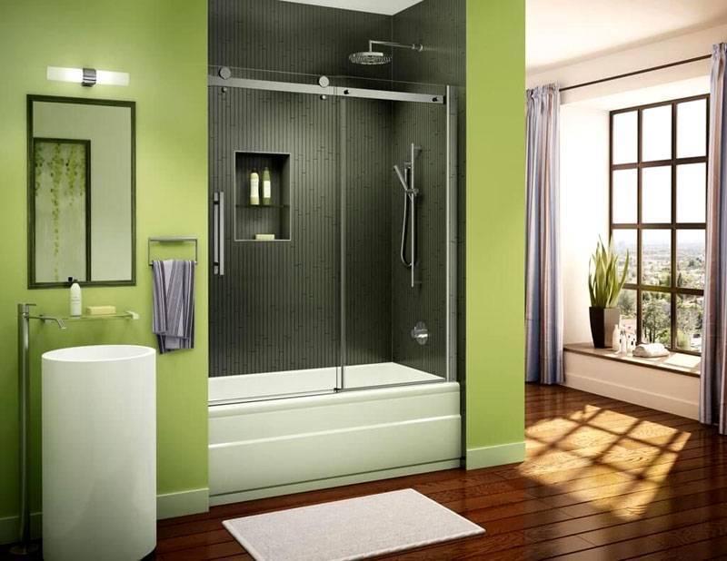 Ванная комната с душевой - 115 фото идей оформления и стилизации