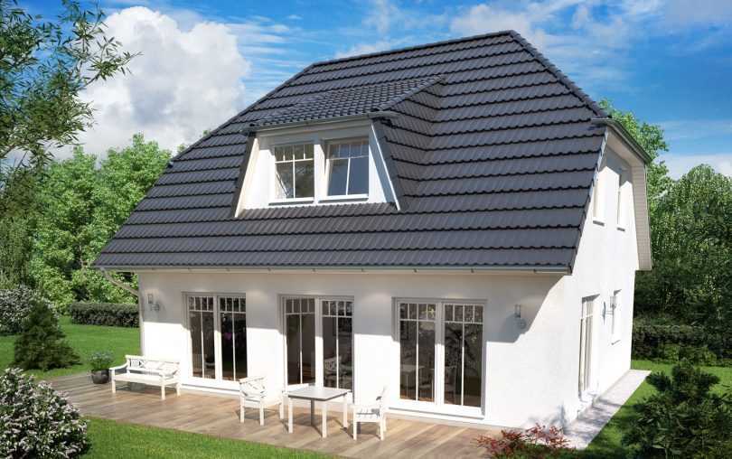 Красивые крыши: одно и двускатные, конические, вальмовые и с мансардой - 35 фото