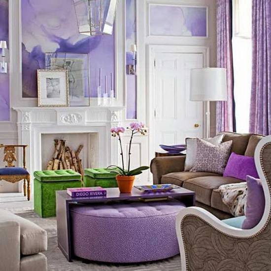 Фиолетовый в интерьере: дизайн, сочетание цветов, фото интерьеров (50 фото) | дизайн и интерьер