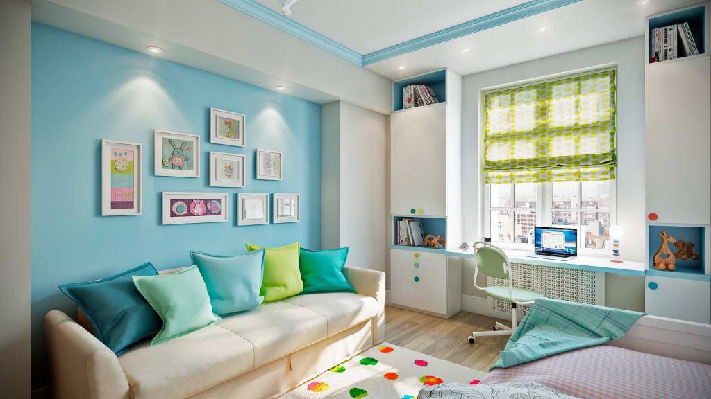 (+101 фото) таблица лучших сочетаний цветов в интерьере детской комнаты фото