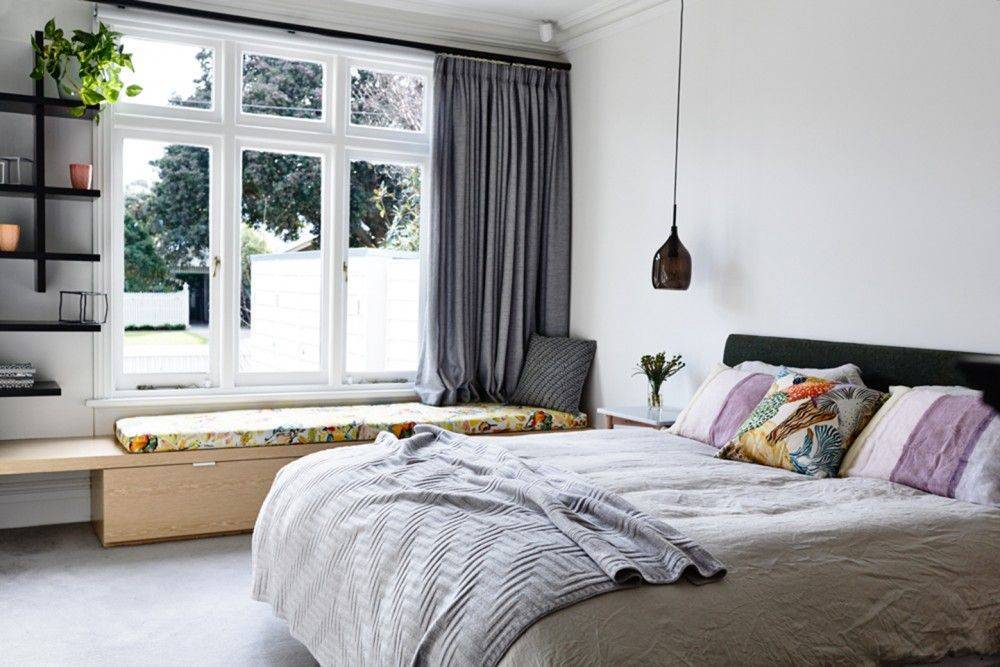 Дизайн окна в спальне или как его красиво оформить