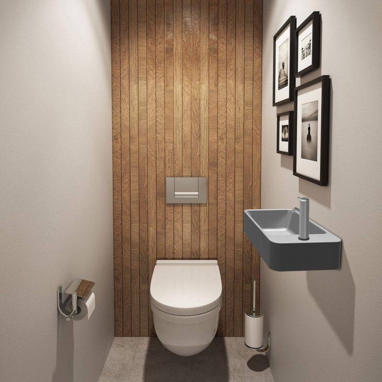 Дизайн туалета маленького размера: фото и идеи