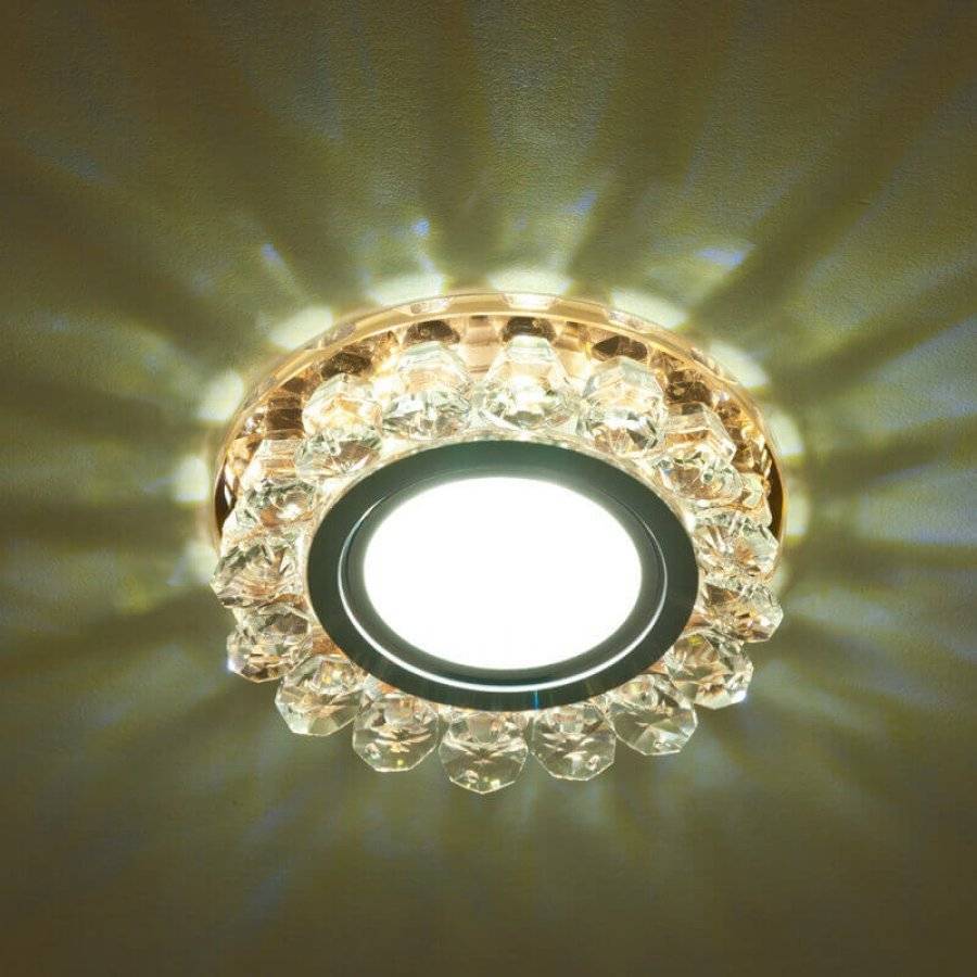 Точечные светильники для гипсокартонных потолков особенности