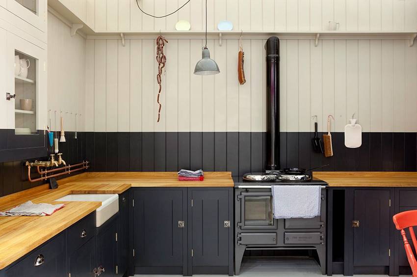 Особенности отделки кухни в деревянном доме