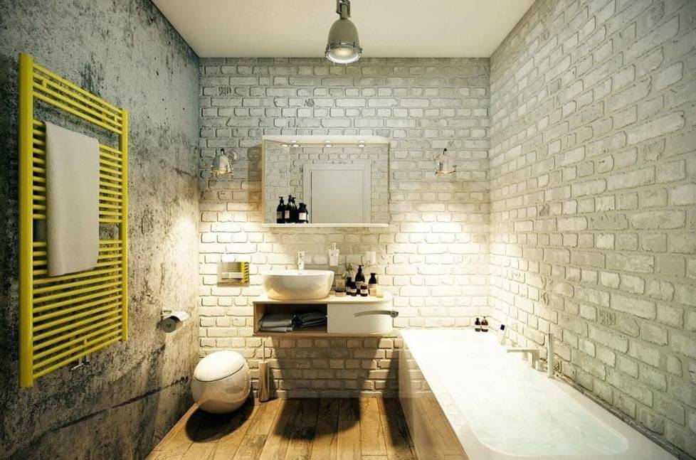 Ванная в стиле лофт: фото, требования к помещению, выбор мебели и освещения