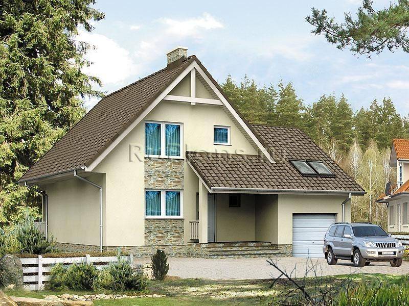 Проекты домов с мансардой и гаражом: различные вариации построек – советы по ремонту