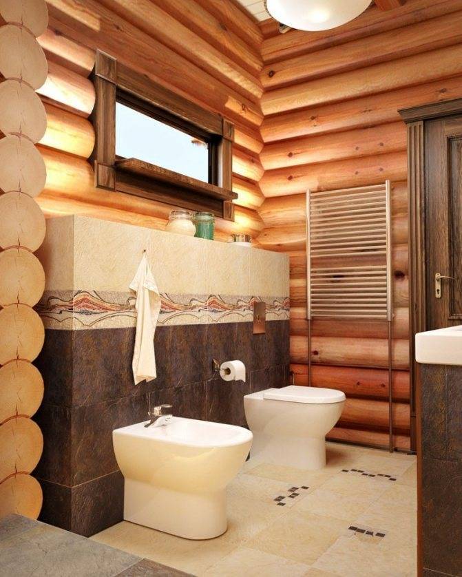 Идеи дизайна санузла в деревянном доме