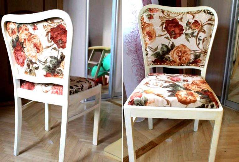Декупаж стула (50 фото): декор старых моделей в домашних условиях, оформление дизайна в духе прованса и других стилистических решений