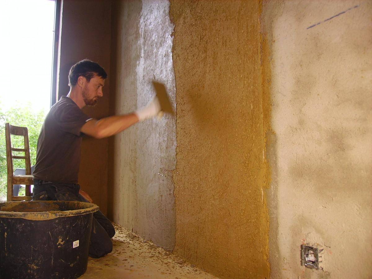 Чем штукатурить глиняные стены в доме - клуб мастеров