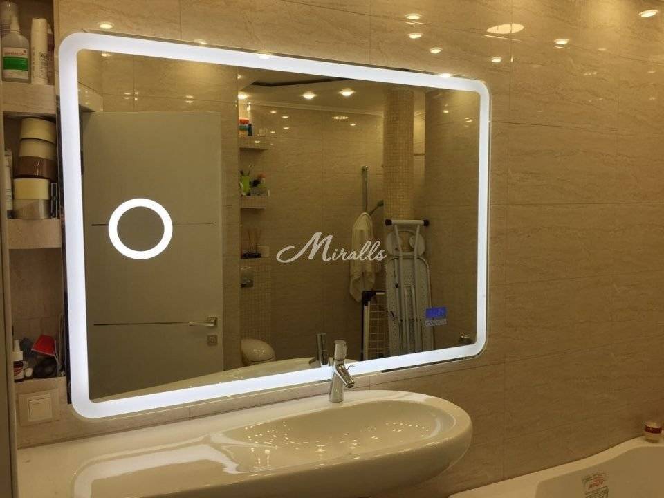 Как выбрать зеркало с подсветкой в ванную комнату: правила выбора