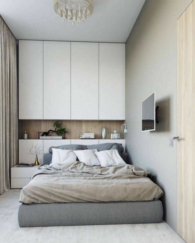 Дизайн и оформление спальни 9 кв.м. - выбор мебели, 75 фото идей
