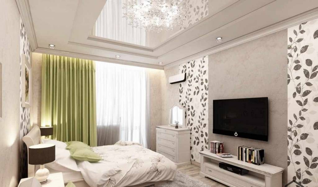 Спальня-гостиная 15-16 кв. м (61 фото): особенности зонирования одной комнаты на две, варианты дизайна интерьера с перегородкой