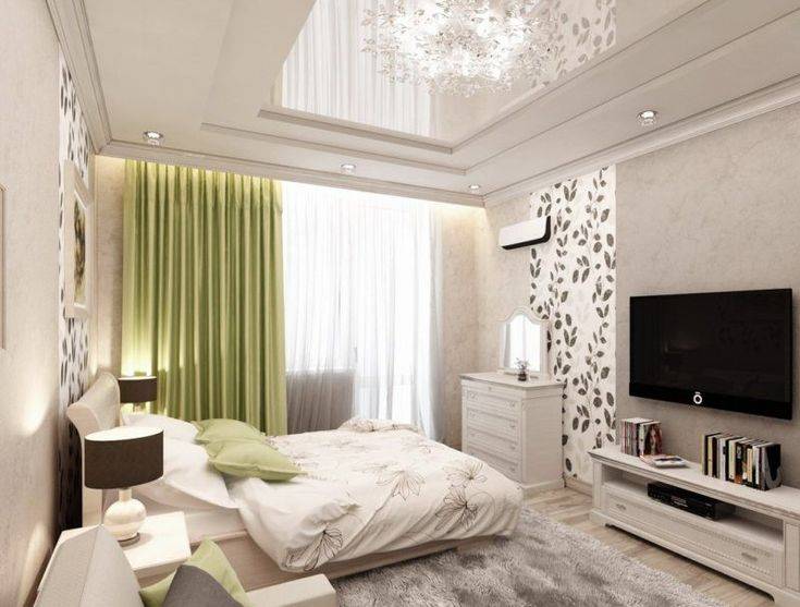 Варианты дизайна спальной комнаты 18 кв м в современном стиле с фото