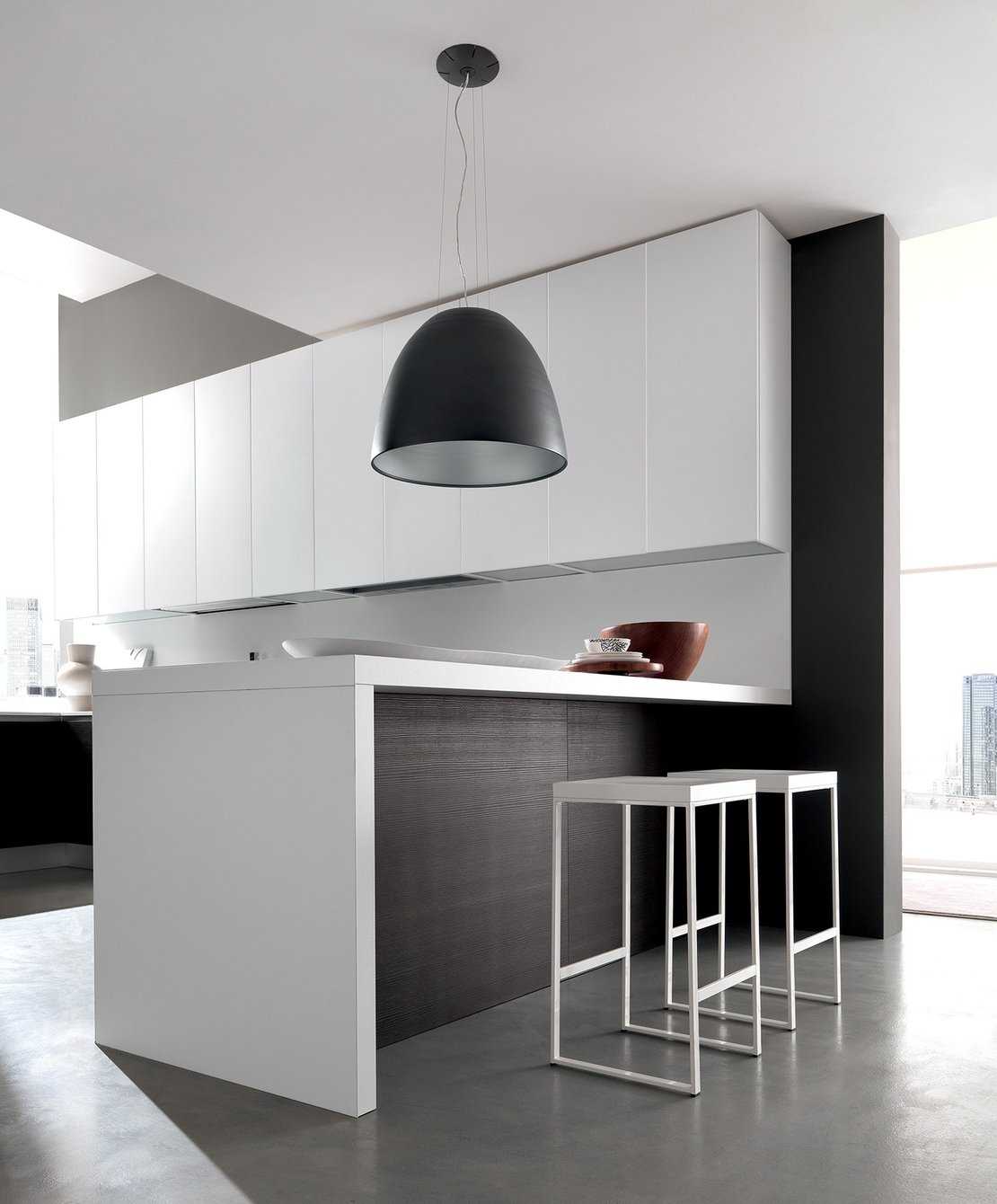 Кухни в стиле минимализм: 40 фото идей дизайна интерьера гостиной с кухней и гарнитура