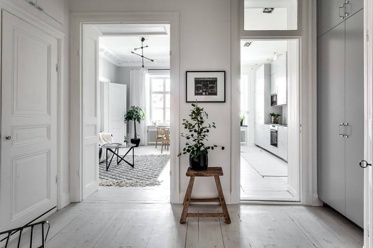 Белые двери в интерьере квартиры: удачные примеры, фото