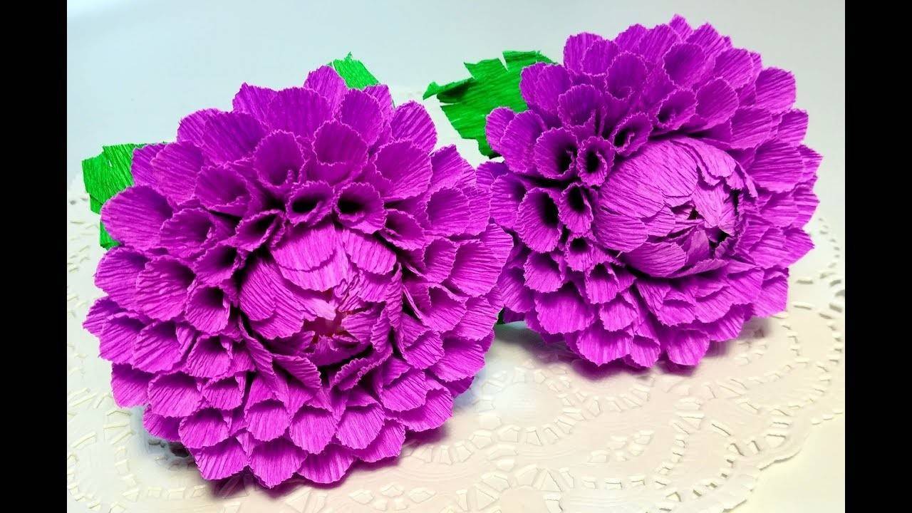 Делаем гофрированные цветы своими руками: пошаговые инструкции