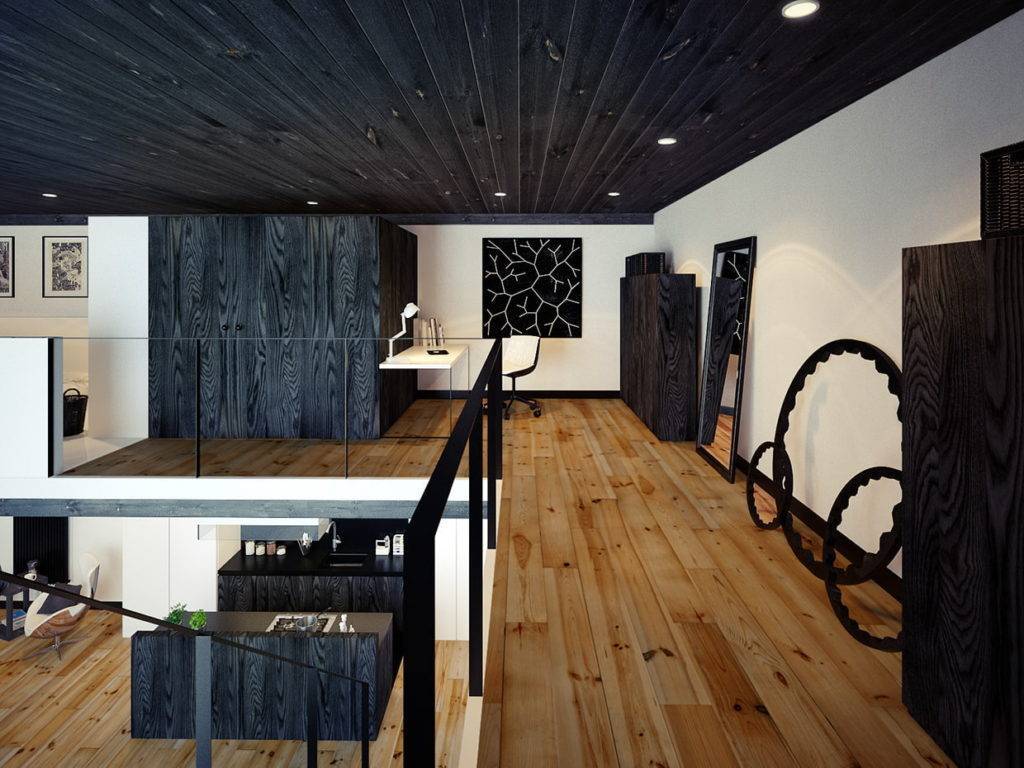 Черный потолок в дизайне интерьера - про дизайн и ремонт частного дома - rus-masters.ru