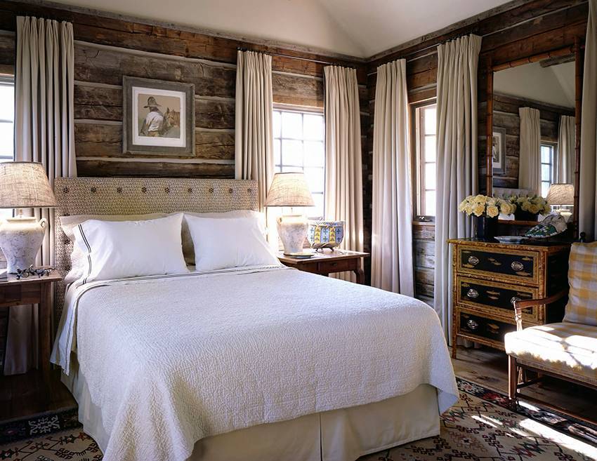 Красивые интерьеры деревянных домов: фото комнат и стили оформления