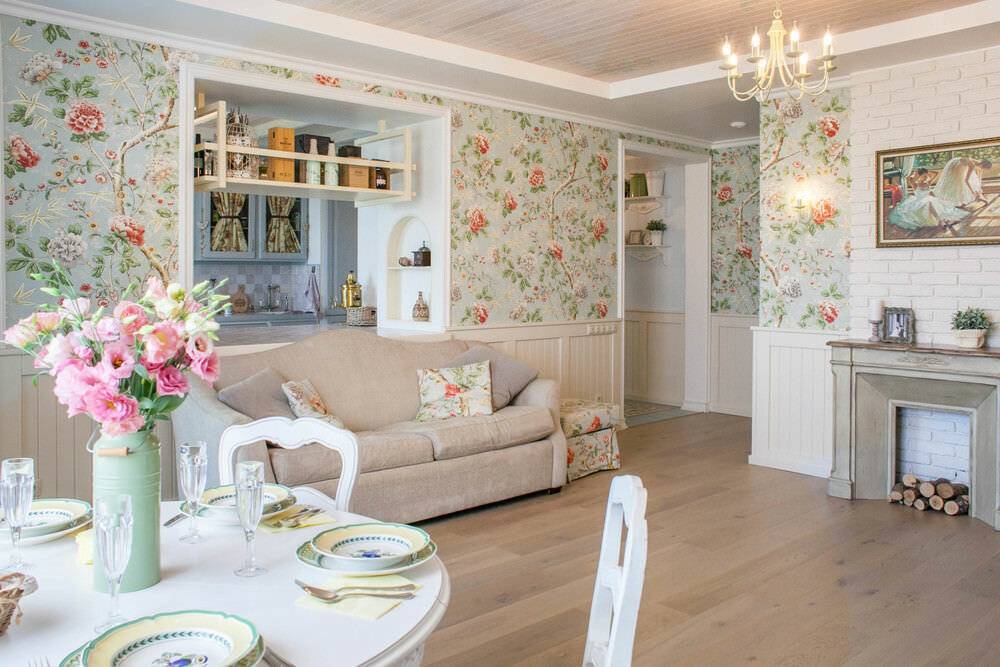 Кухня-гостиная в стиле «прованс» (36 фото): совмещенная планировка уютной комнаты и ее дизайн, интерьер в прованском стиле