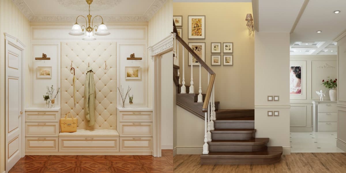 Особенности дизайна холла с лестницей в частном доме