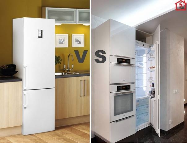 Куда поставить холодильник на кухне и в гостиной: выбор ниши