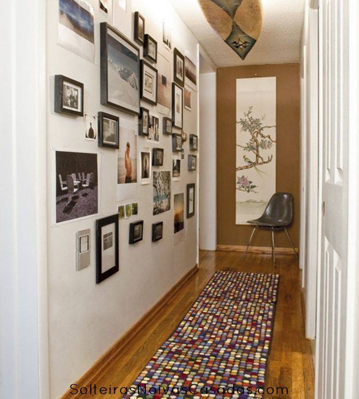Как оформить дизайн узкого коридора – 28 фото с идеями