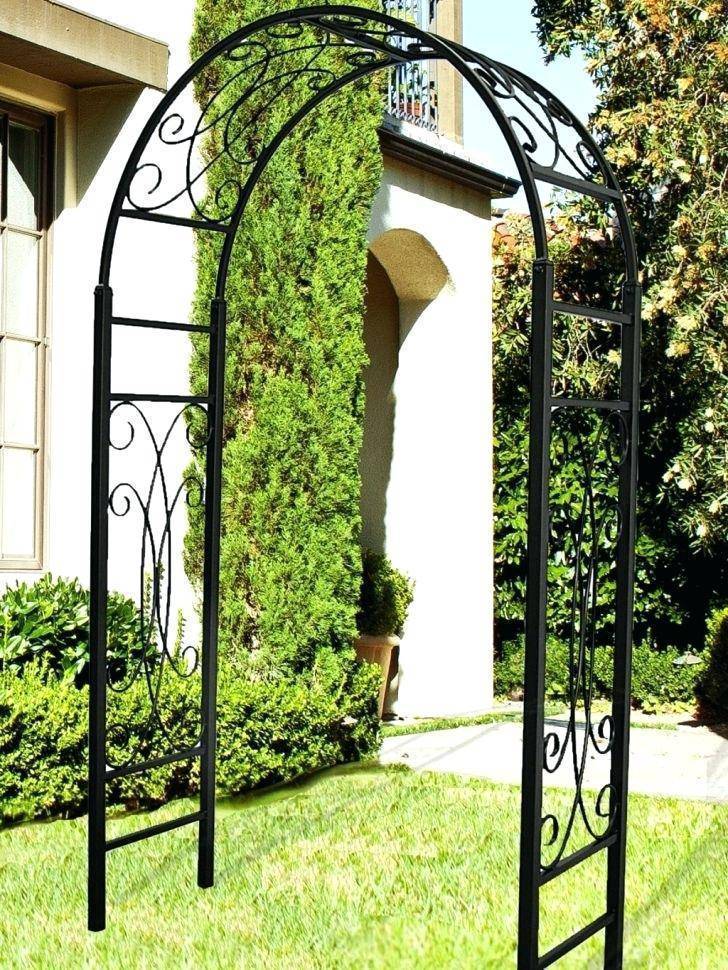 Кованые арки: садовые, для растений, цветов и винограда, над воротами и калитками, на крыльцо, входные, возле дверей, холодная и художественная обработка