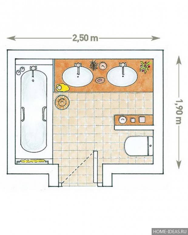 Дизайн маленькой ванной комнаты совмещенной с туалетом. топ-12 приемов уникальной коррекции пространства + 50 фото