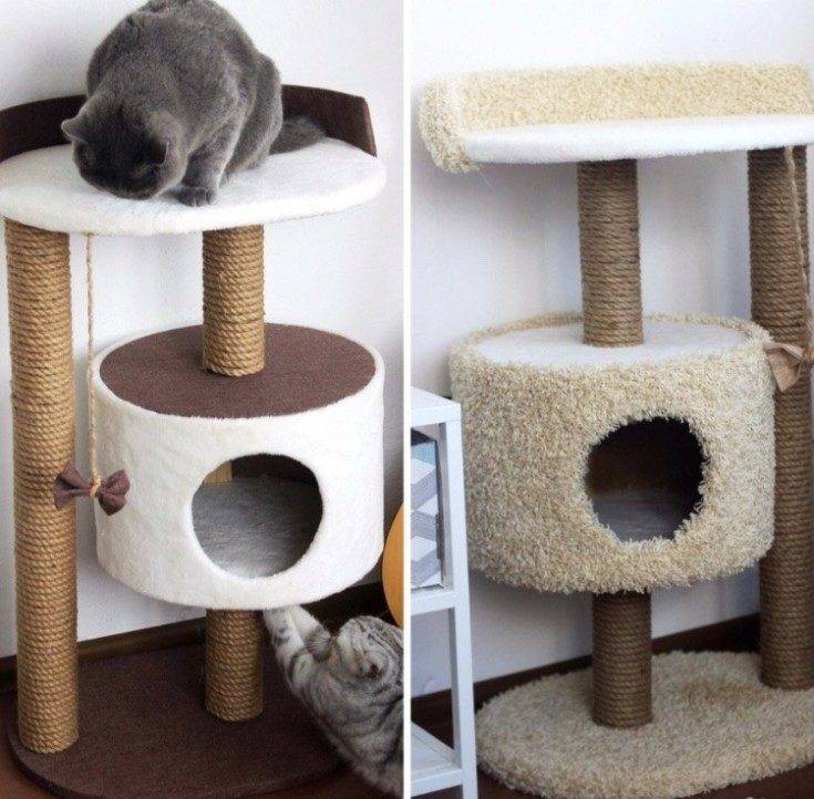 Пошаговые инструкции изготовления домика для кошки своими руками