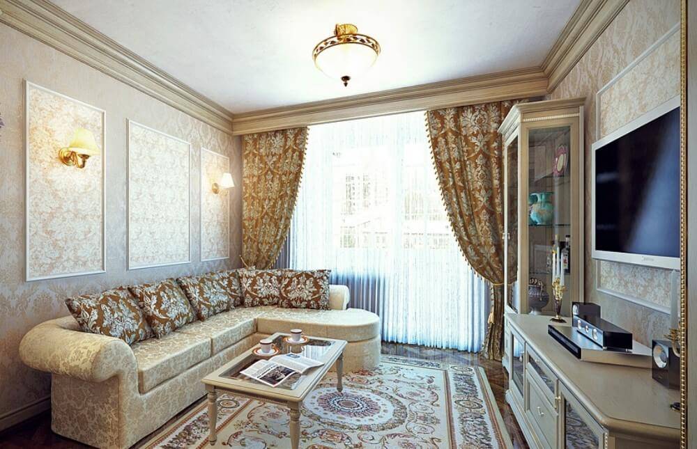 Гостиная в классическом стиле (118 фото): дизайн маленького зала в стиле «неоклассика» или «современная классика»
