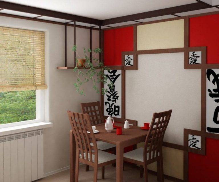 Дизайн кухни в японском стиле
