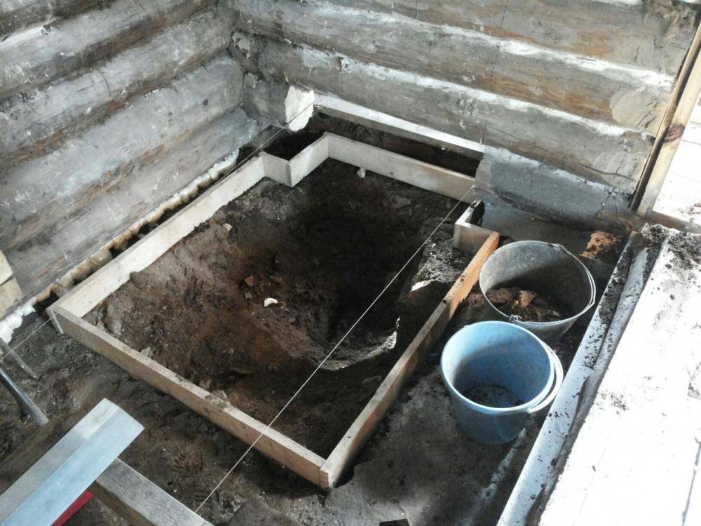Как соединить фундамент под печь и пол в бане? - stroiliderinfo.ru