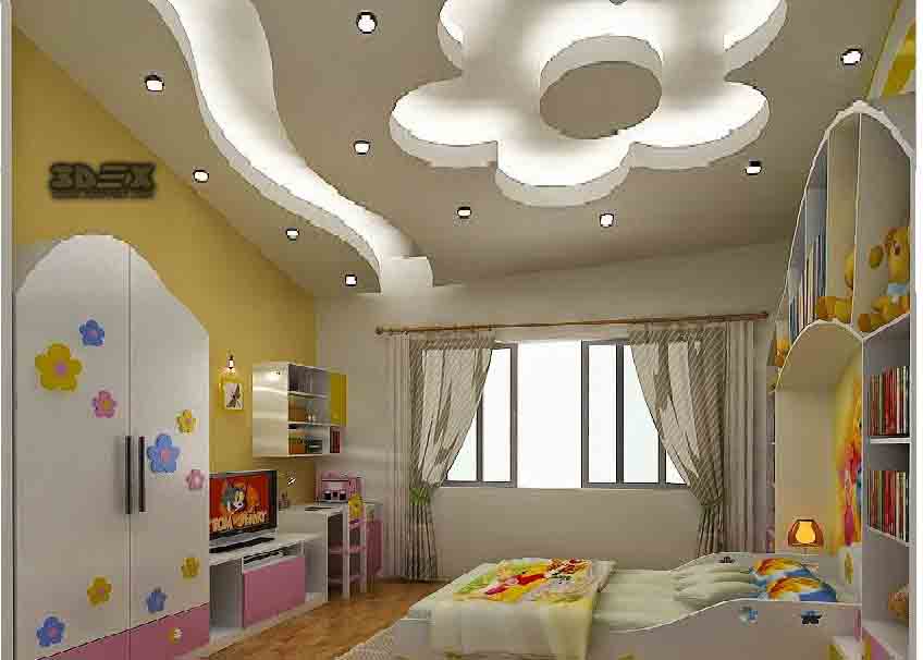 Потолок в детской комнате: 100 фото вариантов дизайна и оформления натяжного потолка