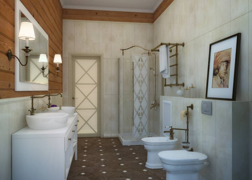 Ванная в частном доме- 115 фото красивых идей украшения и дизайна