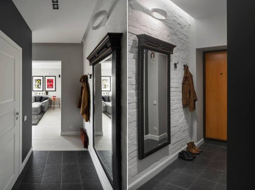 Обои в маленькую прихожую (55 фото): какие лучше выбрать в коридор в квартире? дизайн обоев, зрительно увеличивающих пространство в небольшой прихожей