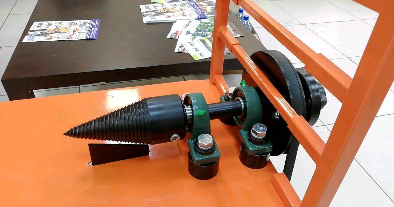 Самодельные механические дровоколы и аппараты с ручным приводом, подробности изготовления гидроколуна