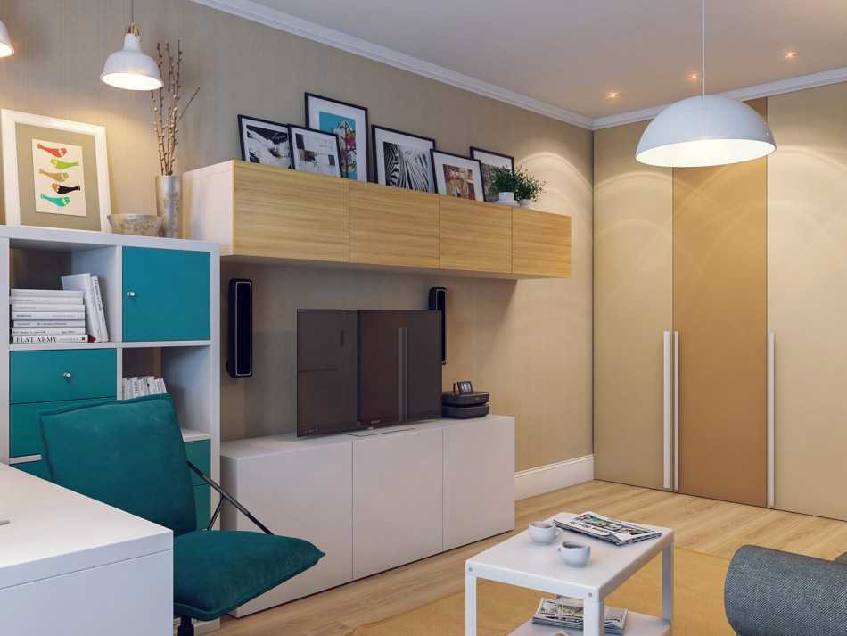 Современные варианты оформления интерьера однокомнатной квартиры