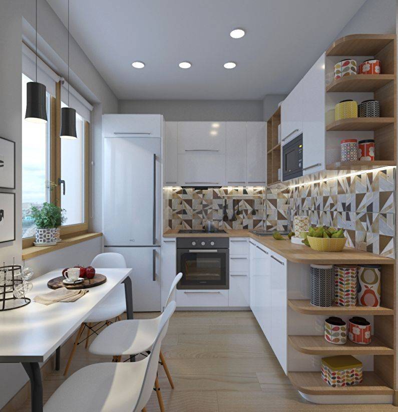 Дизайн кухни 10 кв м - 100 фото идей интерьера кухни
