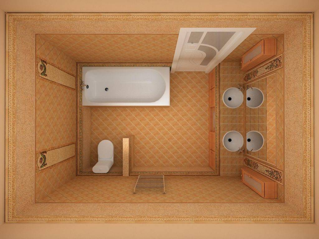 Дизайн ванной 5 кв. м: 13 готовых решений