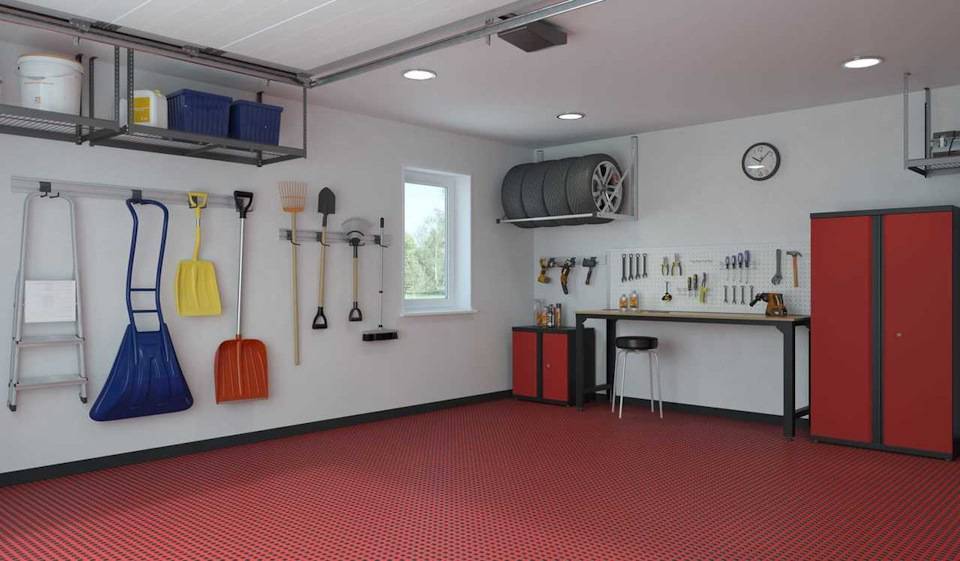 Дизайн гаража внутри частного дома - идеи интерьера с фото