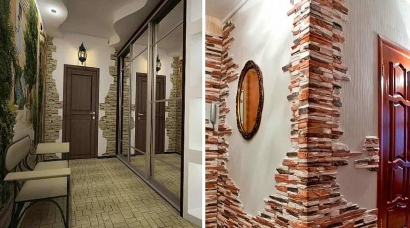 Декоративный камень в прихожей (81 фото): искусственный камень для внутренней отделки в коридоре, элегантные примеры в интерьере