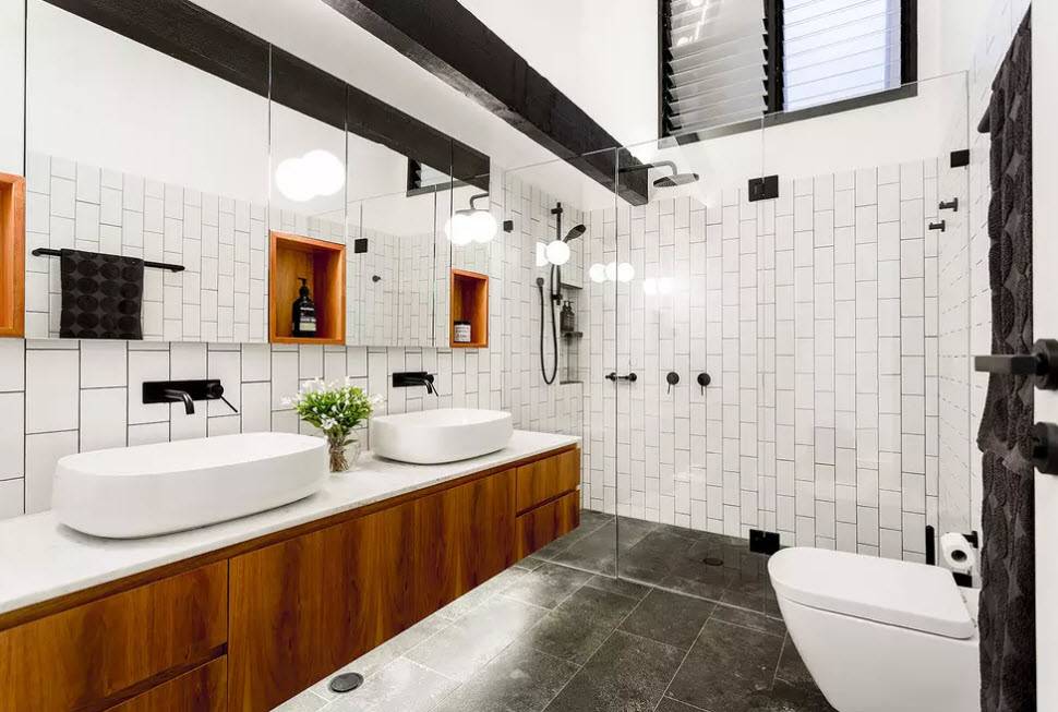 Как подобрать дизайн белой ванной комнаты