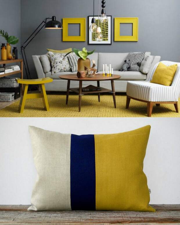 Горчичный цвет в дизайне интерьера квартиры- 75 фото