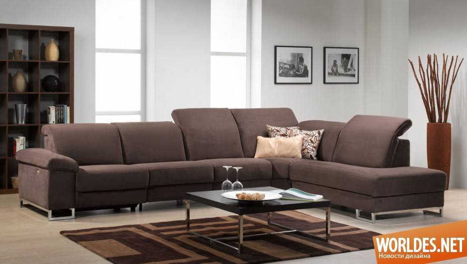 Коричневый диван (50 фото): темно- и светло-коричневые модели в интерьере, дизайн в бежево-коричневых тонах, «марракеш» ecotex и другие популярные модели