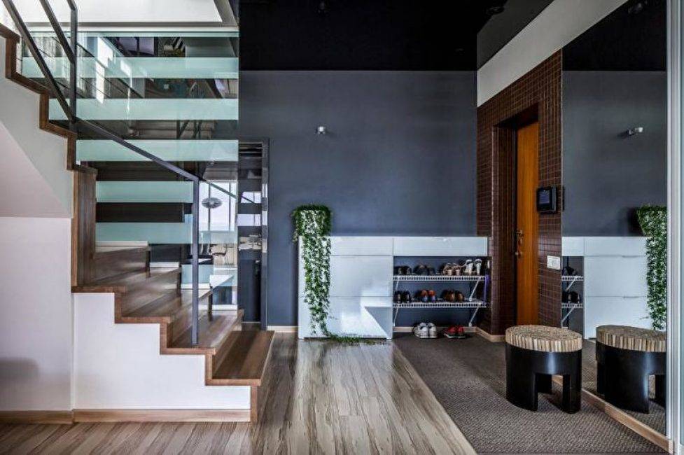 Прихожая (95 фото): оформление интерьера квадратного коридора в квартире и частном доме, красивые идеи дизайн-проекта 2021