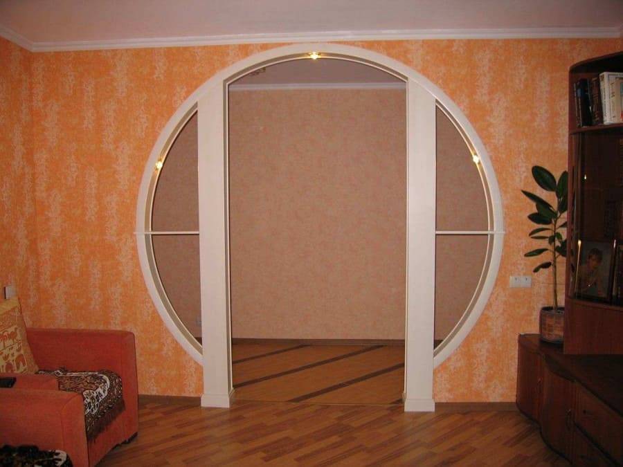Как можно самому сделать арку в дверном проеме своими руками из гипсокартона, двп - советы, видео | v-dver.ru