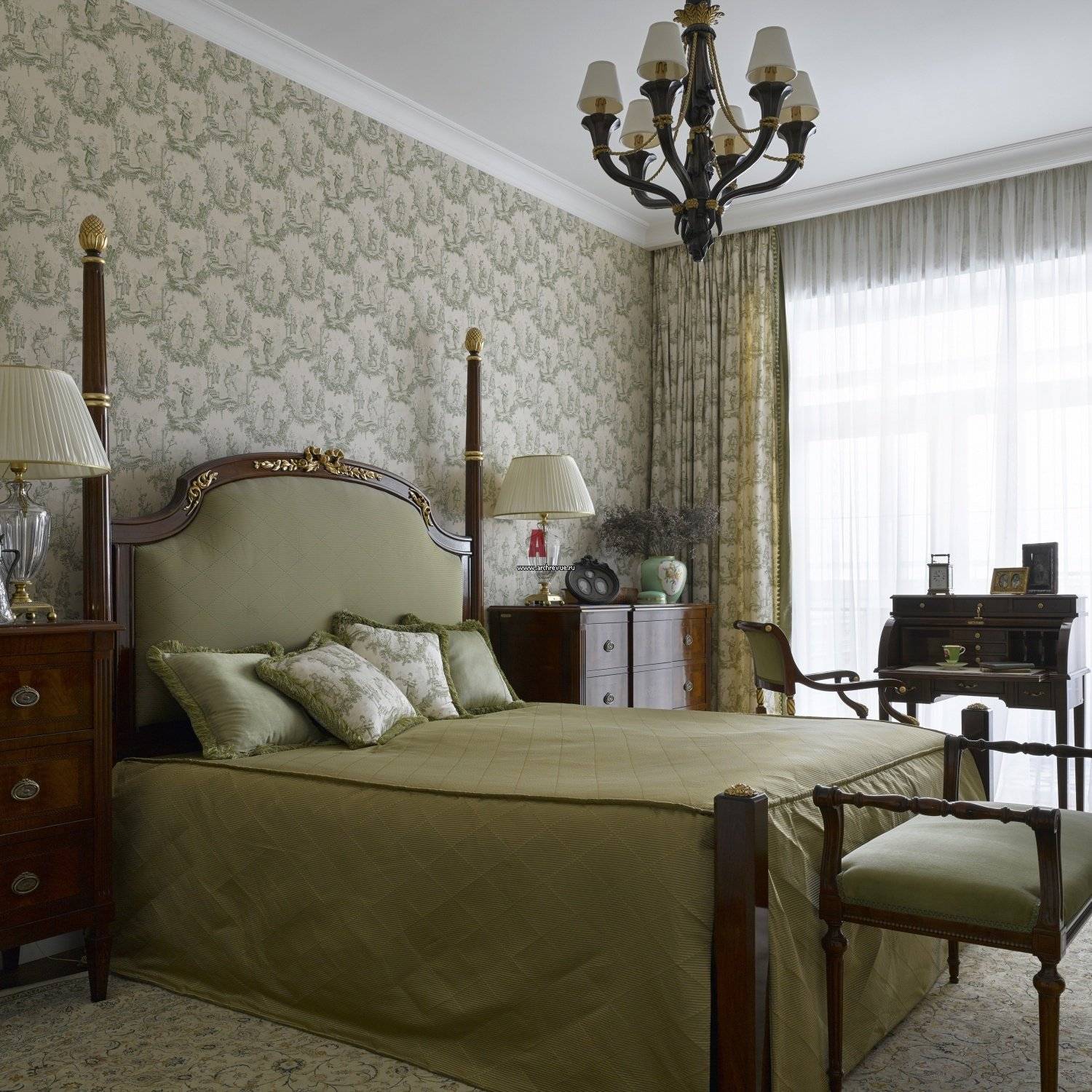 Спальня в английском стиле – секреты стильного дизайна