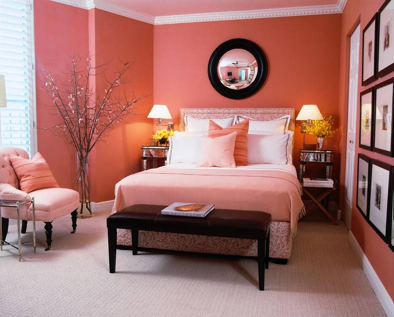 Спальня в темных тонах – модные цвета дизайна интерьера